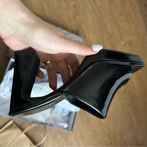 Jeffrey Campbell Caviar Mule, black size 9 - Picture 7 of 8